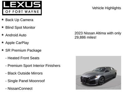 2023 Nissan Altima 2.5 SR