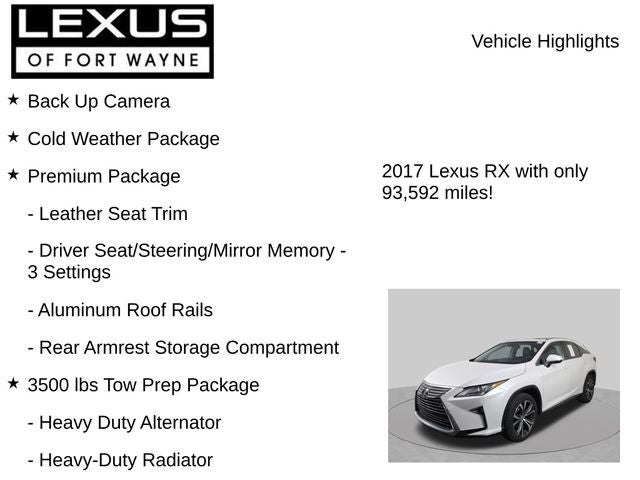 2017 Lexus RX 350