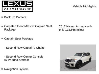 2017 Nissan Armada Platinum