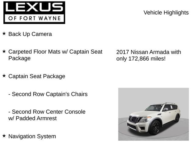 2017 Nissan Armada Platinum