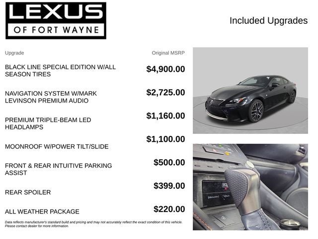 2018 Lexus RC 350