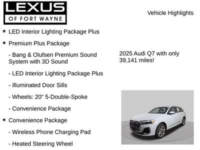 2025 Audi Q7 55 Premium Plus quattro