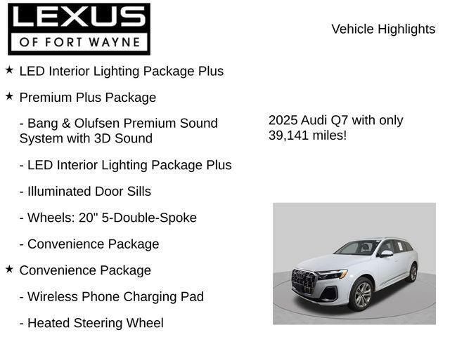 2025 Audi Q7 55 Premium Plus quattro