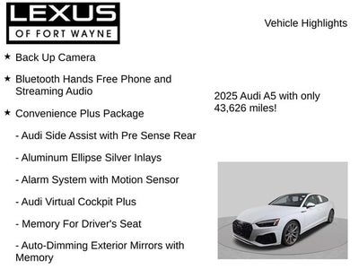 2025 Audi A5 Sportback quattro