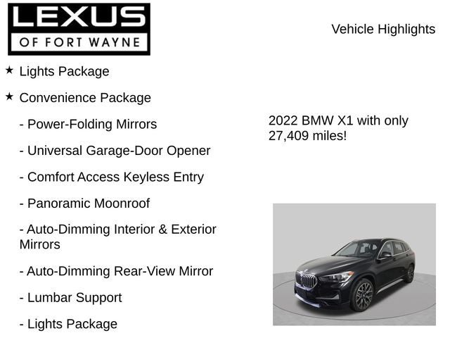2022 BMW X1 xDrive28i