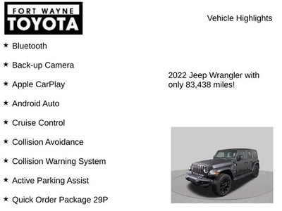 2022 Jeep Wrangler Unlimited Sahara 4xe