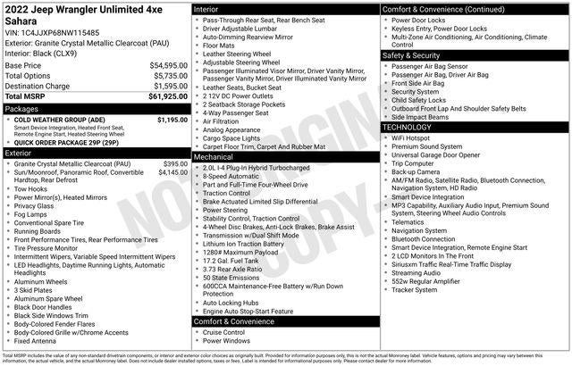 2022 Jeep Wrangler Unlimited Sahara 4xe