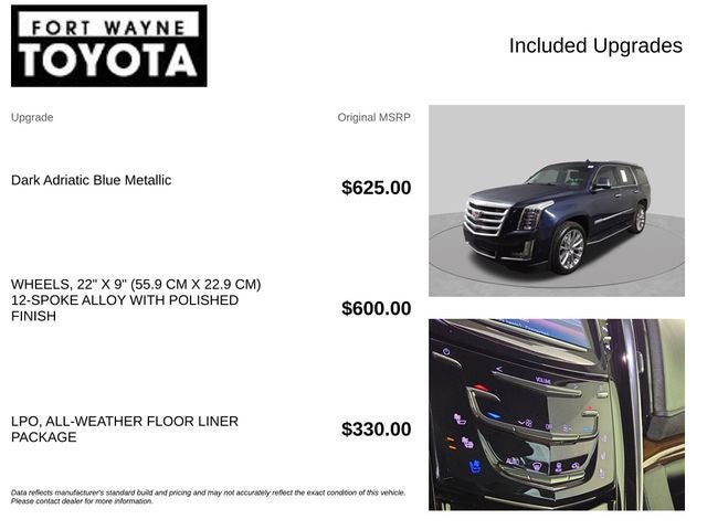 2019 Cadillac Escalade Luxury