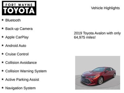 2019 Toyota Avalon Hybrid Limited