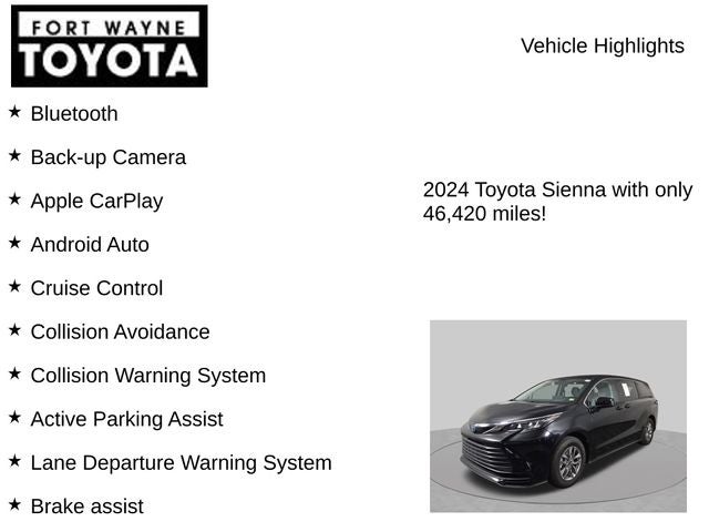 2024 Toyota Sienna LE 8 Passenger