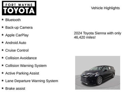 2024 Toyota Sienna LE 8 Passenger