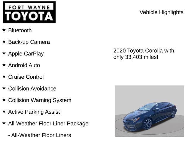 2020 Toyota Corolla SE
