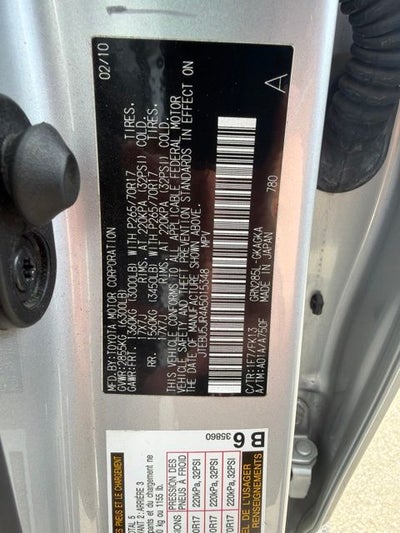 2010 Toyota 4Runner SR5 V6