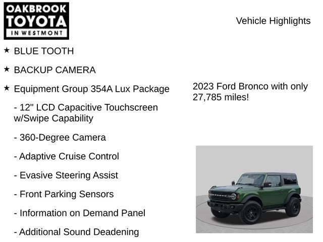 2023 Ford Bronco Wildtrak