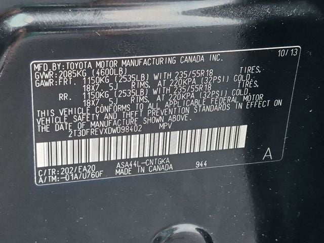 2013 Toyota RAV4 Limited