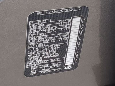 2023 INFINITI QX55 SENSORY