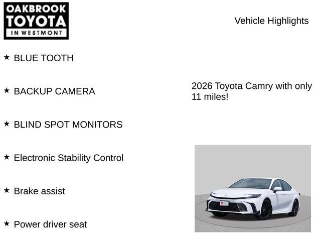 2026 Toyota Camry SE