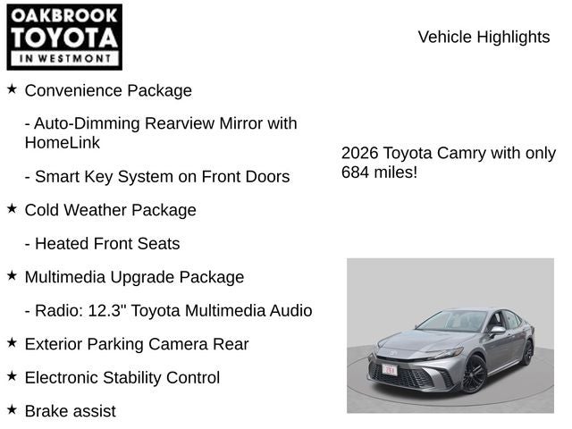 2026 Toyota Camry SE