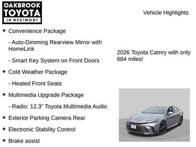 2026 Toyota Camry SE