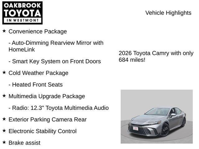 2026 Toyota Camry SE