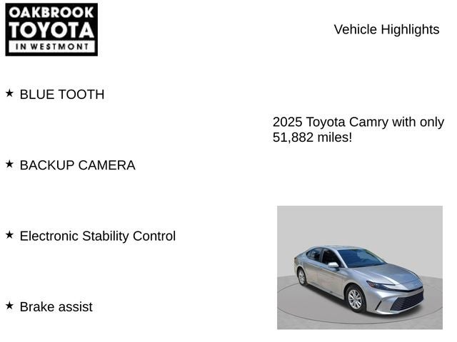 2025 Toyota Camry LE