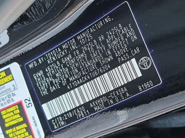 2026 Toyota Camry SE