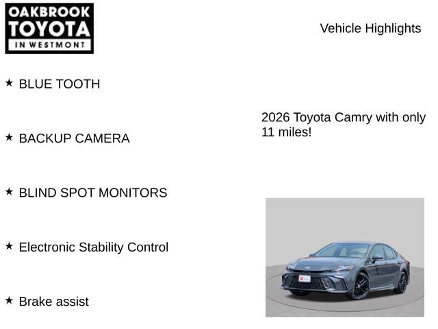 2026 Toyota Camry SE