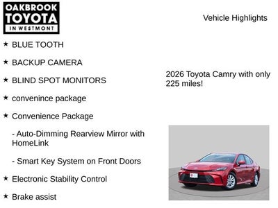 2026 Toyota Camry LE