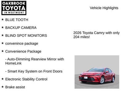 2026 Toyota Camry LE