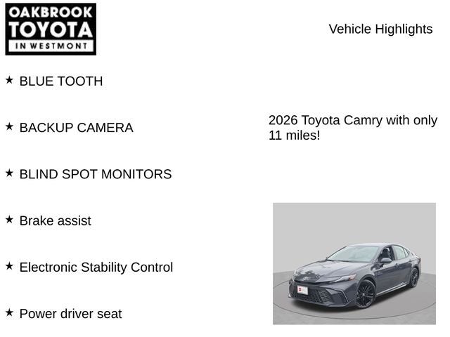 2026 Toyota Camry SE