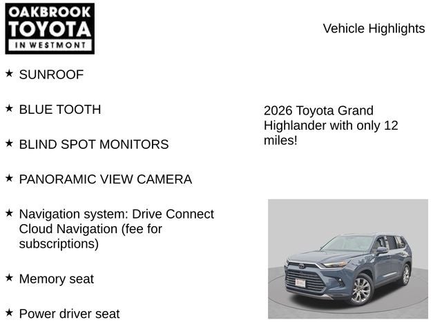 2026 Toyota Grand Highlander Limited