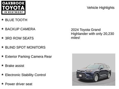 2024 Toyota Grand Highlander XLE