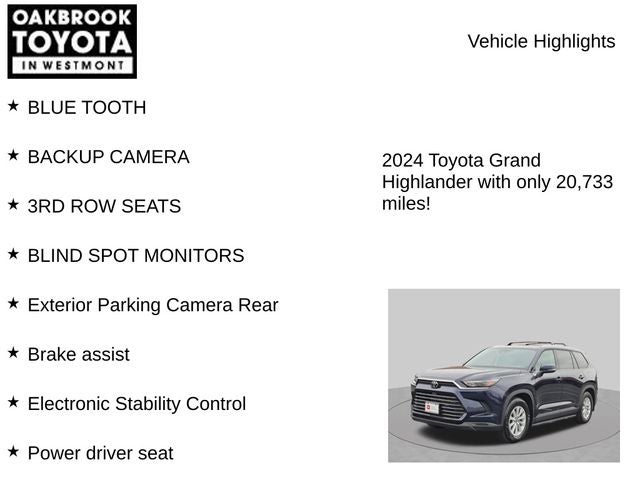 2024 Toyota Grand Highlander XLE