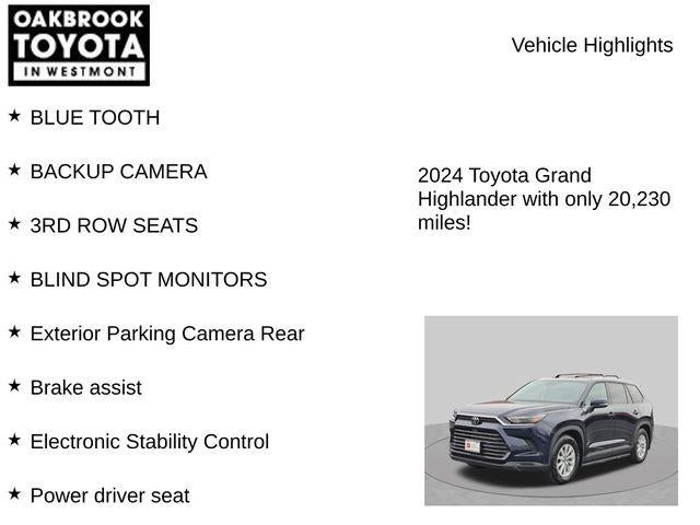 2024 Toyota Grand Highlander XLE