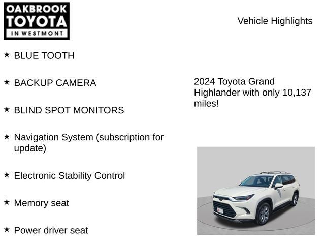 2024 Toyota Grand Highlander Limited