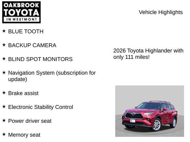 2026 Toyota Highlander Hybrid Limited