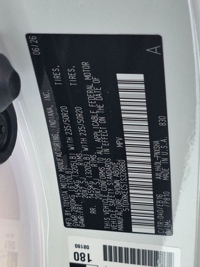 2026 Toyota Sienna XSE 7 Passenger