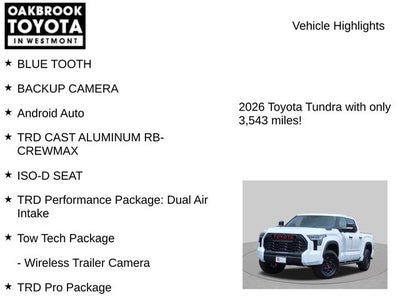 2026 Toyota Tundra i-FORCE MAX TRD Pro
