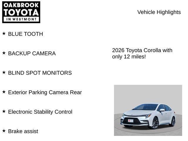 2026 Toyota Corolla SE