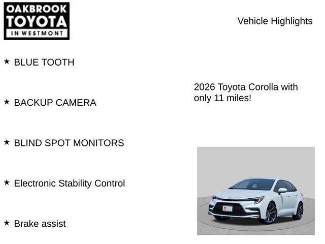 2026 Toyota Corolla SE