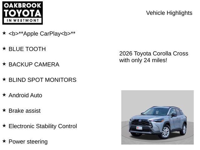 2026 Toyota Corolla Cross LE