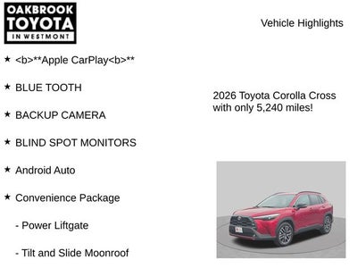 2026 Toyota Corolla Cross XLE