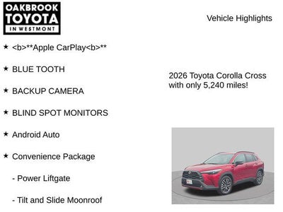 2026 Toyota Corolla Cross XLE