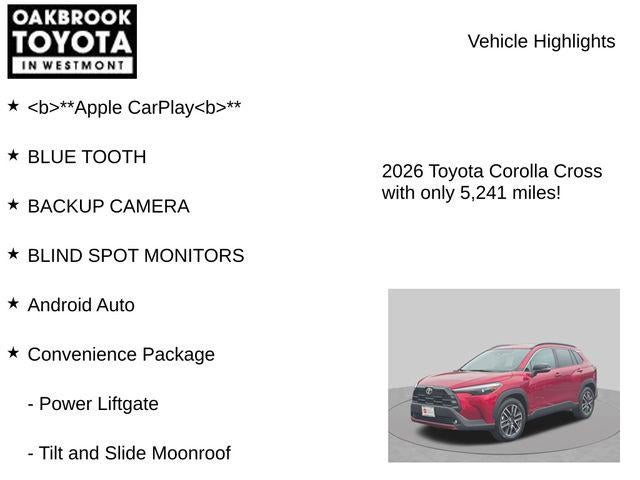 2026 Toyota Corolla Cross XLE