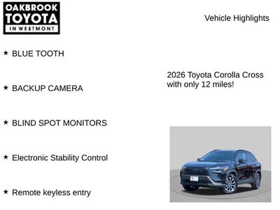 2026 Toyota Corolla Cross Hybrid Hybrid SE