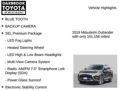 2019 Mitsubishi Outlander SEL