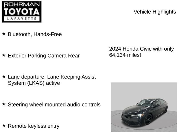 2024 Honda Civic Sport