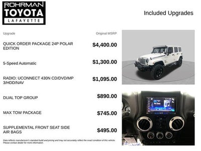 2014 Jeep Wrangler Unlimited Sahara Polar Edition