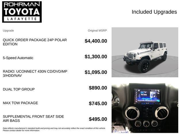 2014 Jeep Wrangler Unlimited Sahara Polar Edition