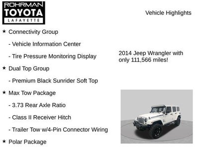 2014 Jeep Wrangler Unlimited Sahara Polar Edition